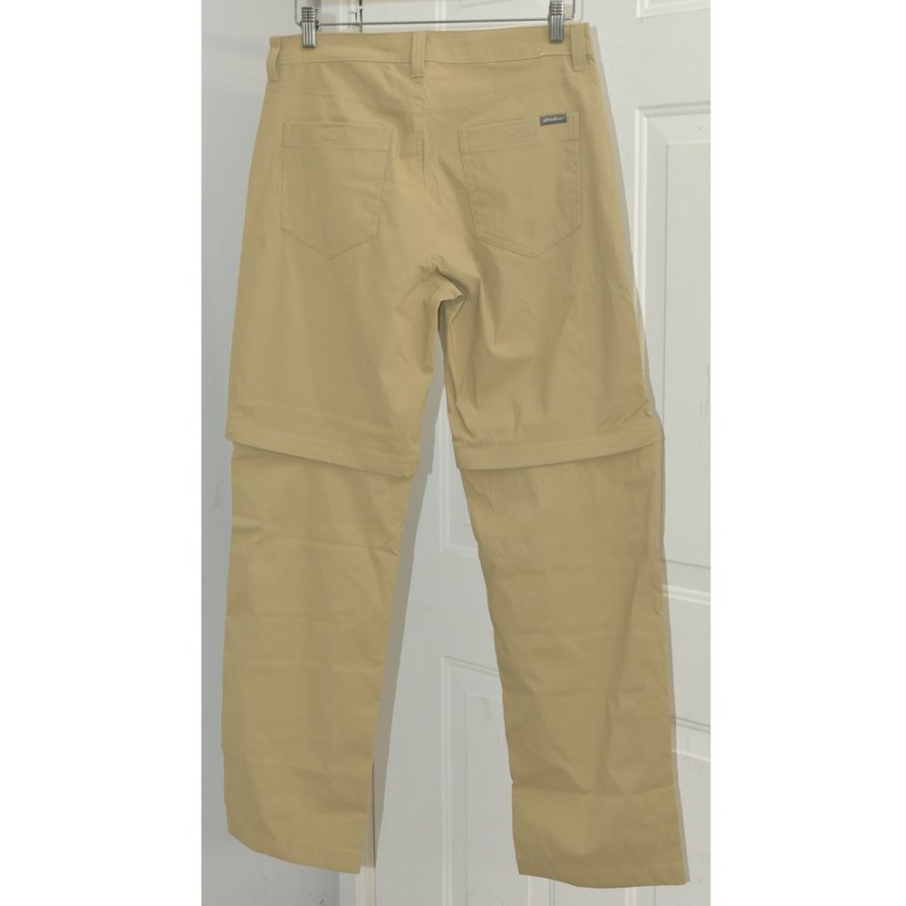 Eddie Bauer Convertible Tech Pants Tan - Picture 3 of 10